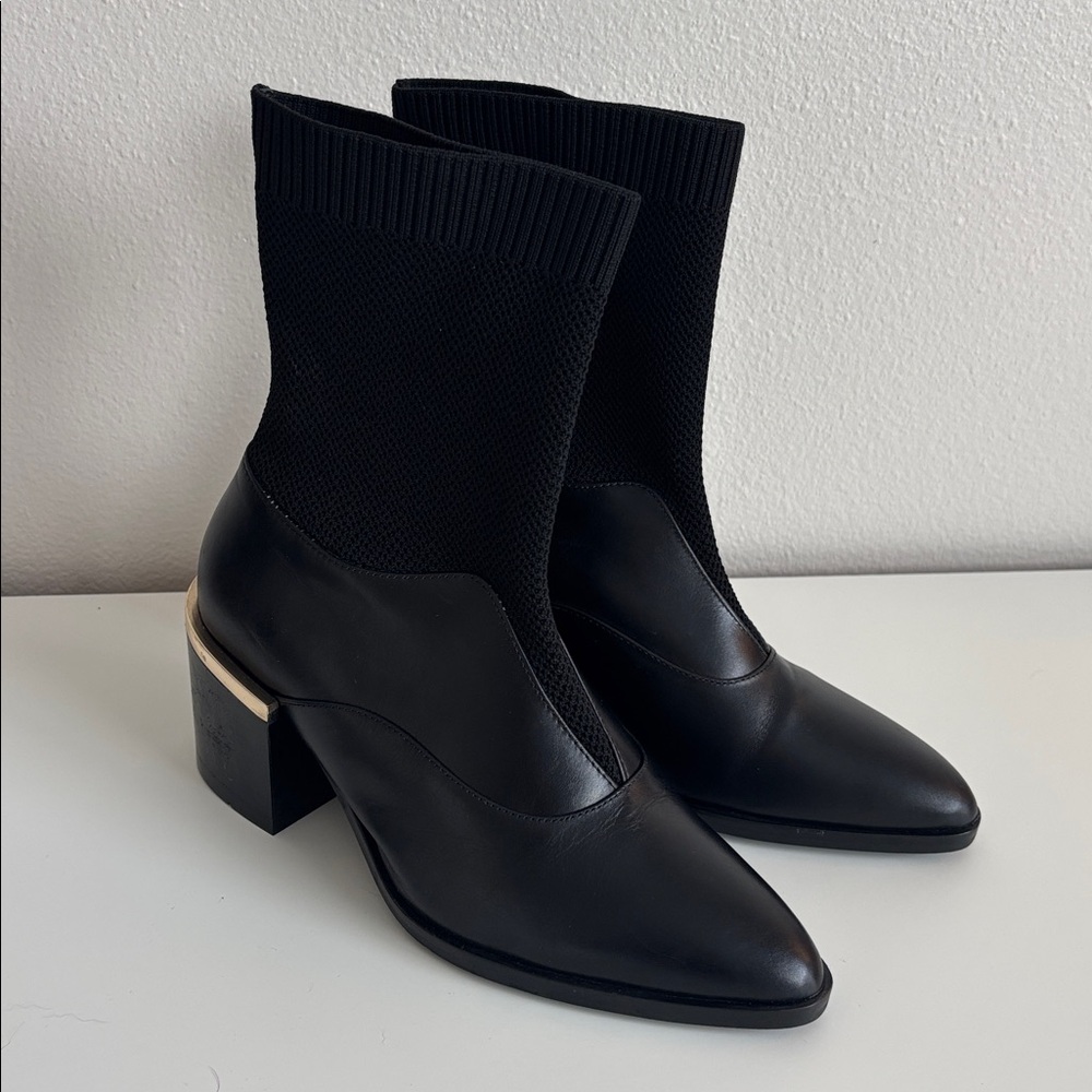 Universal Standard Porto Ankle Boot Split Leather… - image 3